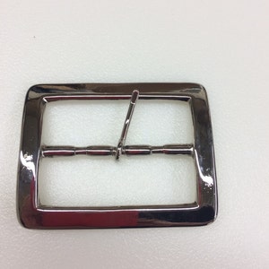 New Solid Brass Nickel Finish 2 1/4&quot; inch buckle for Motorcycle and Police Jackets