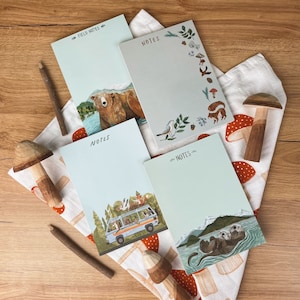 Notepad Combo Packs | Woodland Notepads | Animal Notepads | Ocean Stationary | Cute Notepads
