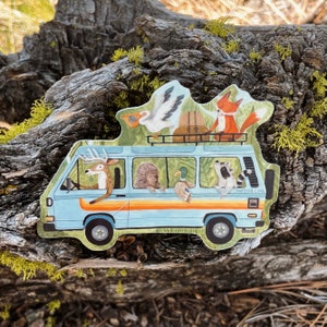 Van Life Sticker | Premium Die Cut Vinyl Stickers | For Laptops, Water Bottles, Journals, Hydroflasks, Planners, Van Stickers