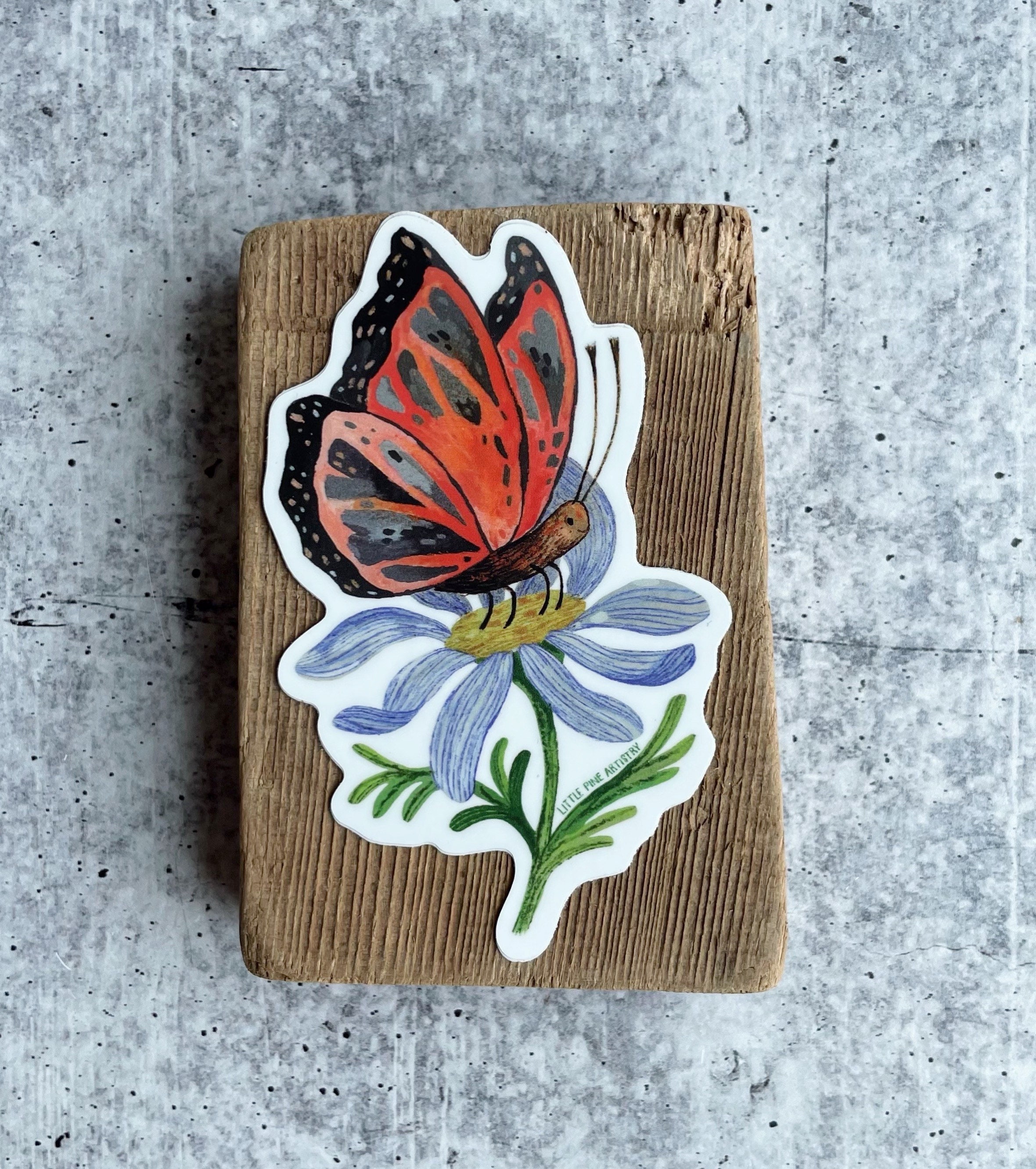 Butterfly Sticker | Premium Die Cut Vinyl Stickers | for Laptops, Water ...