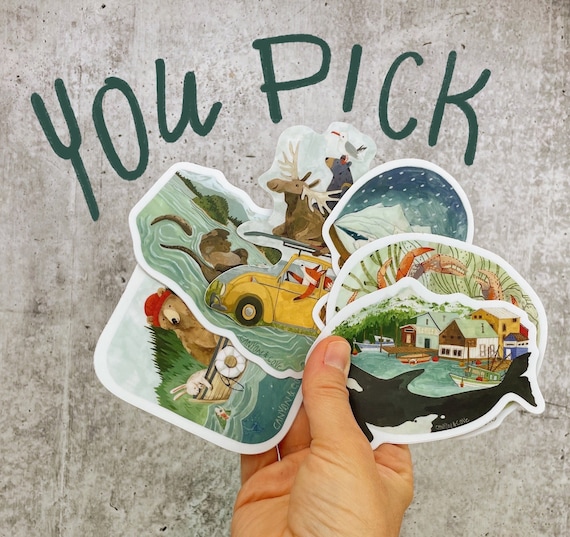 100pcs Cute Animal Stickers Pack For Children Kids Babies Bear