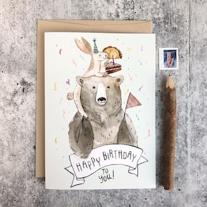 Carte d’anniversaire Taco | Joyeux anniversaire Cartes | Cartes d’extérieur, Cartes d’animaux des bois, Cartes fantaisistes, Cartes d’anniversaire pour enfants