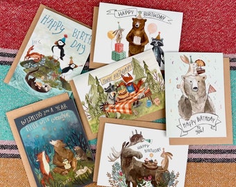 Handcrafted Birthday Cards