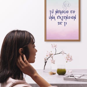 Poster Motivacional para Mujeres | Inspirerende posters | Digitale indruk | Empoderamiento Femenino