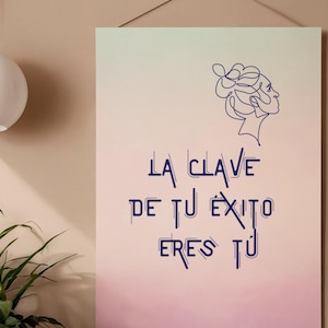 Póster Motivacional para Mujeres | Posters Inspiradores |Impresión Digital | Empoderamiento Femenino