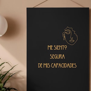 Póster Motivacional para Mujeres | Posters Inspiradores |Impresión Digital | Empoderamiento Femenino