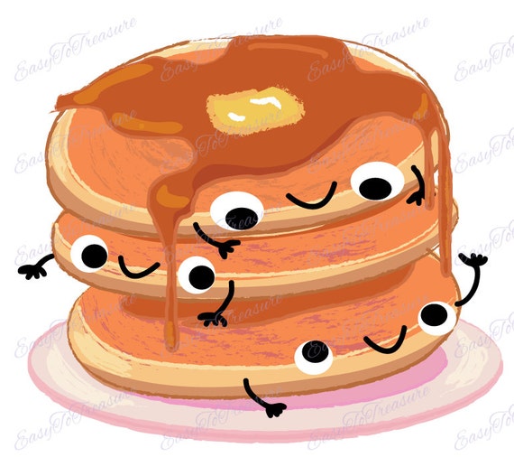 Descarga digital Clipart Pila de panqueques Hot Cakes de hot cakes faciles Descarga digital Clipart Pila de panqueques Hot Cakes