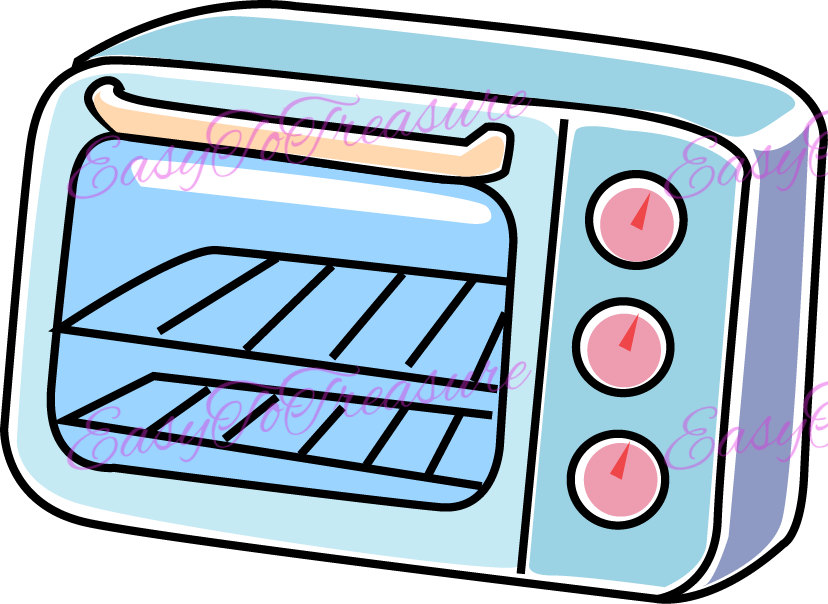 Digital Download Clipart Baking Cooking Oven JPEG and PNG Files Etsy