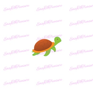Digital Download Clipart – Sea Turtle JPEG and PNG files
