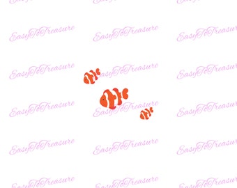 Digital Download Clipart – Clownfish PEG and PNG files