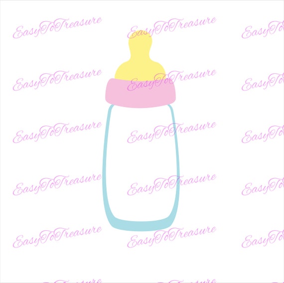 Digital Download Clipart – Baby Bottle JPEG and PNG Files