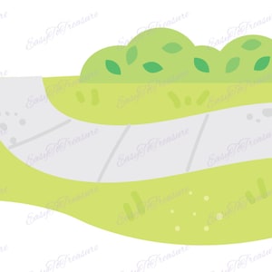 Digital Download Clipart - Light Green Grass with Concrete JPEG and PNG files