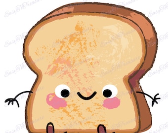 Digital Download Clipart Toast Toasted Bread Breakfast - Etsy