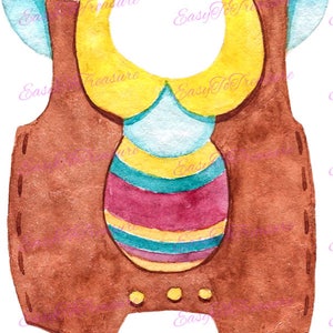Digital Download Clipart –  Baby Outfit JPEG and PNG files