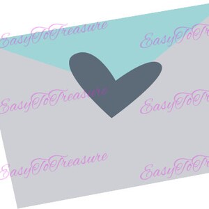 Digital Download Clipart – Love Letter JPEG and PNG files
