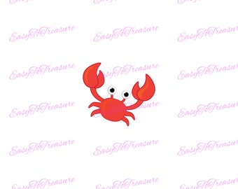 Digital Download Clipart – Crab JPEG and PNG files