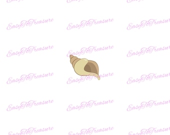 Digital Download Clipart – Conch Shell JPEG and PNG files