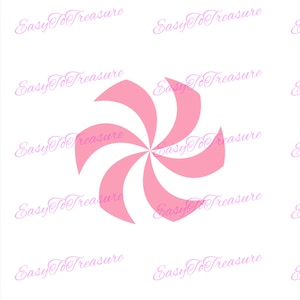 Digital Download Clipart –  Red and White Hard Candy Peppermint JPEG and PNG files