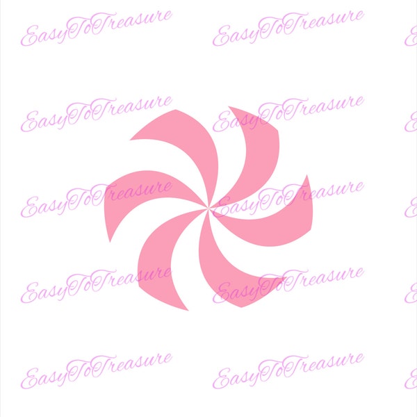 Digital Download Clipart –  Red and White Hard Candy Peppermint JPEG and PNG files