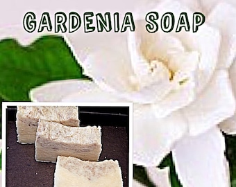 GARDENIA HOMEMADE SOAP,  Soaps, Natural Soap, Floral Soap, Soap Bar, Handmade soap, White Gardenia, Handmade gifts