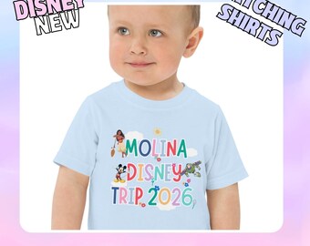 Camisetas a juego de Walt Disney World / WDW / Camisetas familiares / Disneyland / Camiseta de punto para niños pequeños