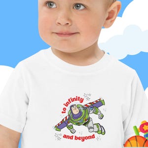 バズ・ライトイヤー幼児用Tシャツ｜無限の彼方へ スペースレンジャーTシャツ 画像 1