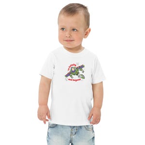 バズ・ライトイヤー幼児用Tシャツ｜無限の彼方へ スペースレンジャーTシャツ 画像 5
