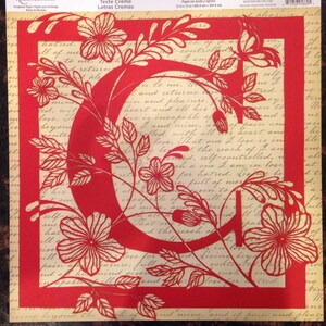 Corte de papel de mano- letra C
