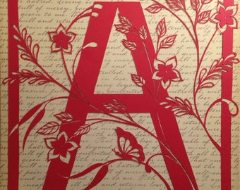 Corte de papel personalizado -carta A