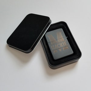 Custom Engraved Black or Pink Lighter Groomsmen/Bridesmaid Gift- Made to Order
