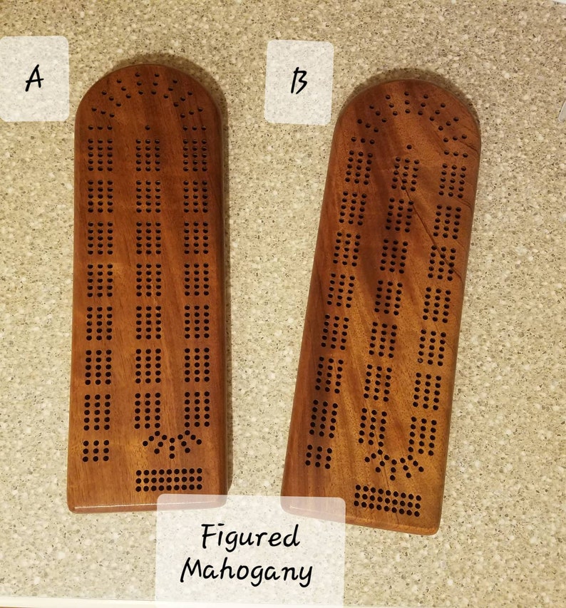 Cribbage Board with pegs and optional peg storage. Many Etsy