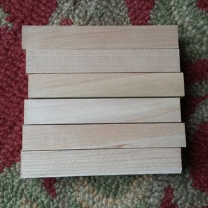 6 Cherry Pen Blanks- 7/8&quot; Square by 5 1/2&quot;.