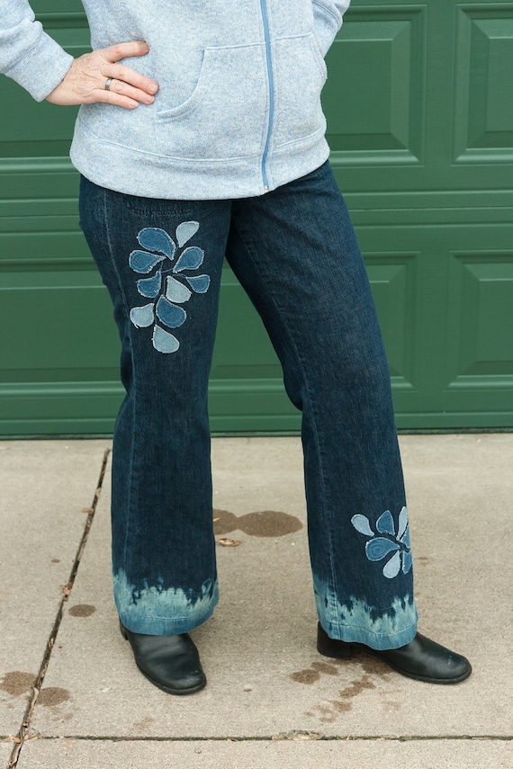 Hippie Jeans Altered Denim Boho Jeans | Etsy Australia