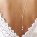 see more listings in the Bridal backdrop necklace section