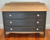 Items Similar To S O L D Chest Of 3 Drawers Dresser Sideboard