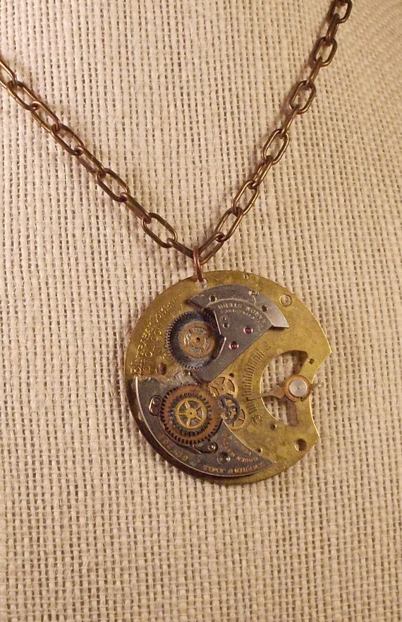 Steampunk Pocket Watch Necklace 24