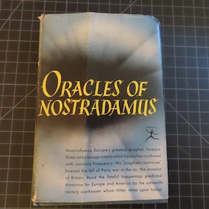 Orakel von Nostradamus ModernLibrary #81 1945 Ausgabe in Schutzhülle