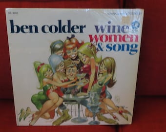 Jack Davis cover art Ben Colder Wine Women & Song "The Purple People Eater" album