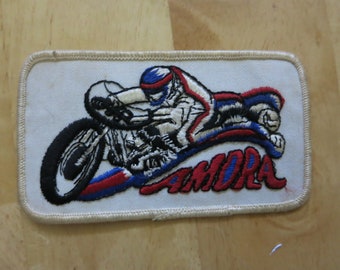VINTAGE SPEEDWAY RACING TEAM EMBROIDERED PATCH SEW/IRON 