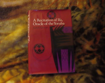 Eine Rezitation von Ifa, Orakel der Yoruba Judith Gleason 1973 Erstausgabe