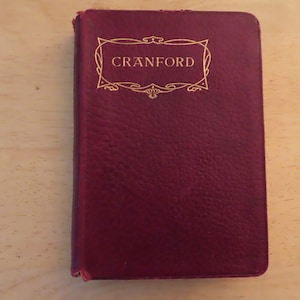 Cranford Mrs Gaskell Illustrated Arthur A Dixon leather bound 1910
