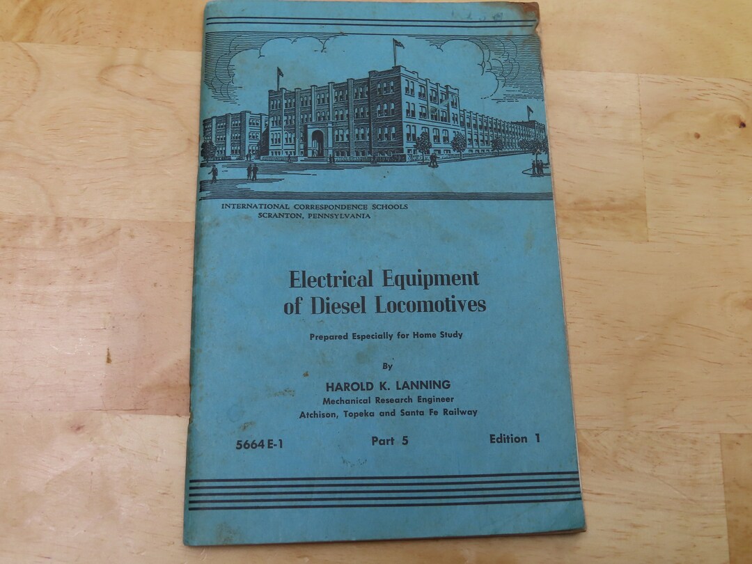 1950 Electrical Equipment of Diesel Locomotives Training Booklet - Etsy