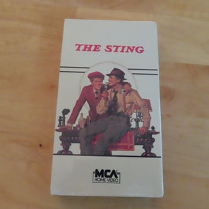 The Sting (1973) Paul Newman Robert Redford  Sealed with Watermark 1985 1st issue ntsc (USA)