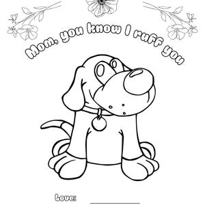 Tarjetas para colorear para el Día de la Madre / Arte infantil para mamás / Regalos artísticos para niños / Regalos artísticos sencillos para mamá / 14 tarjetas para colorear para niños
