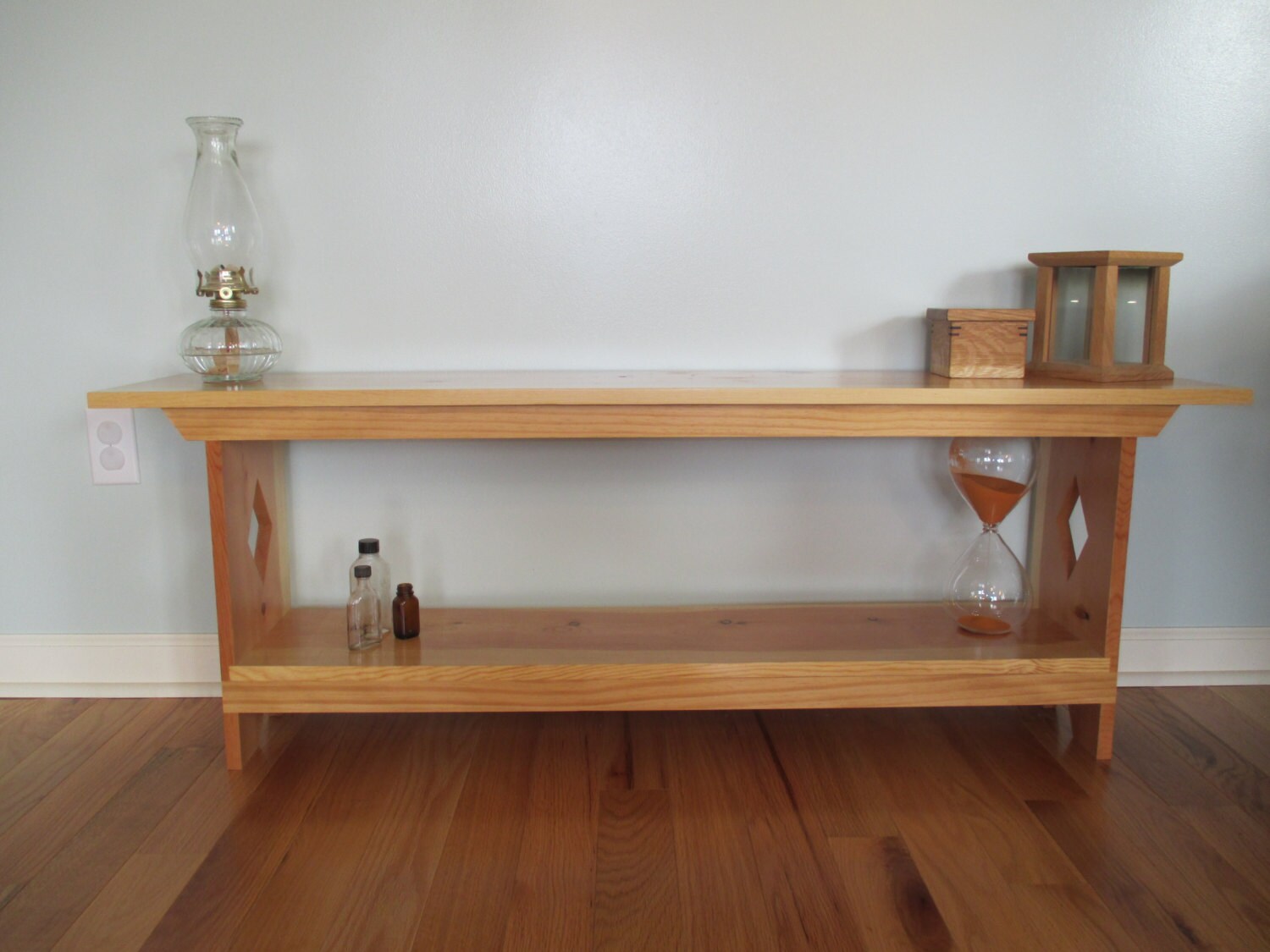 Handmade Entry Bench Bookcase Solid White Pine Sun Tanned Etsy