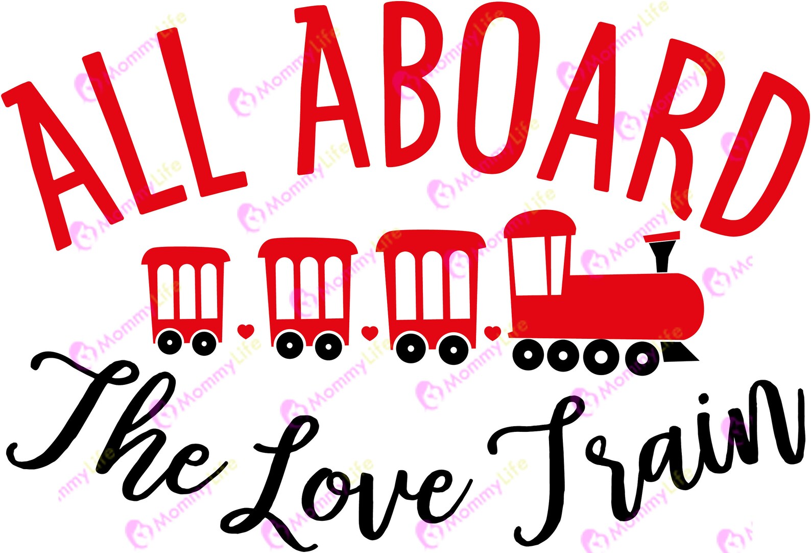 All Aboard the Love Train SVG PNG Digital Download Etsy Singapore