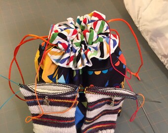 TwoTimer Sock Project Bag