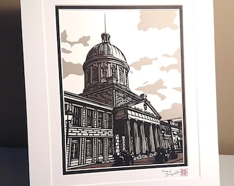 Marché Bonsecours Papercutting