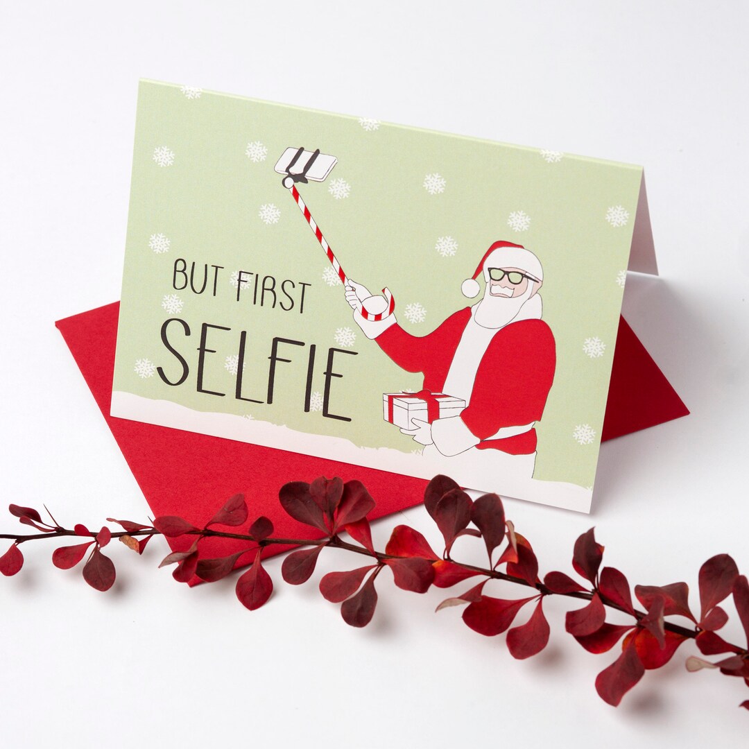 Selfie Christmas Card 
