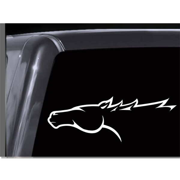 MUSTANG PONY vinyl decal. Car, Truck, Window, Wall, Mirror, Bumper, Laptop, Yeti cooler, Cornhole sticker, Vinyl Window Stickers (01)